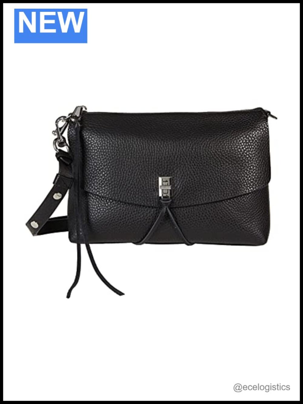 Rebecca Minkoff Darren Top Zip Shoulder Bag Leather Satchel Handbag